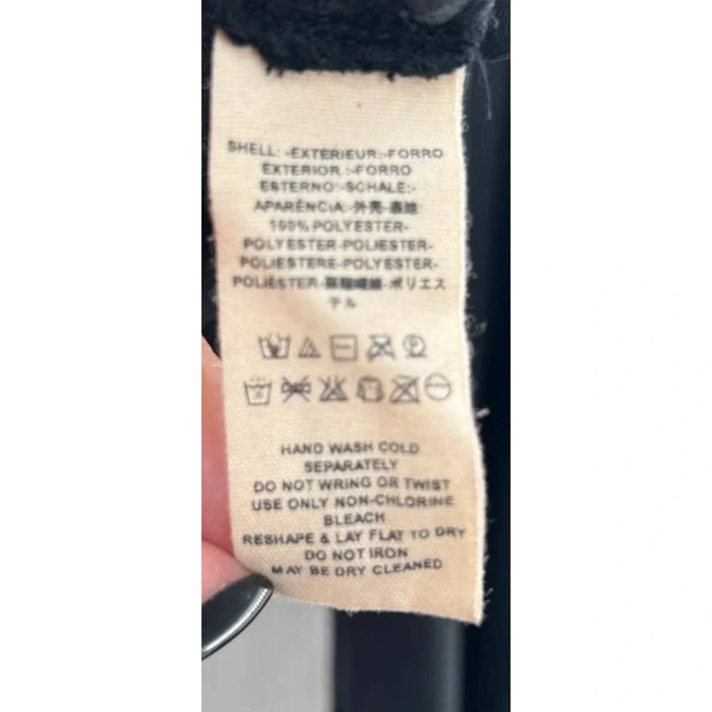 FREE PEOPLE black lightweight peasant style top size XS - Picture 6 of 9